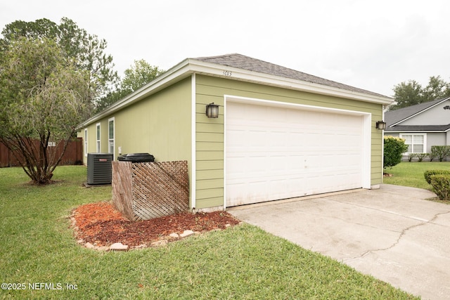 3013 Wavering Ln, Middleburg, FL 32068 - garage with concrete driveway