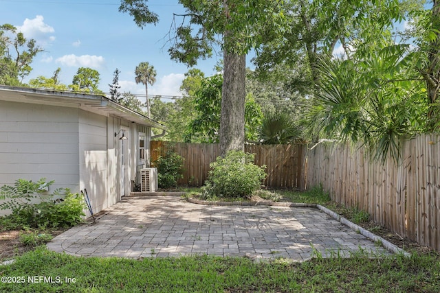 243 Ravenswood Dr, Saint Augustine, FL 32084 - fenced backyard featuring a patio area