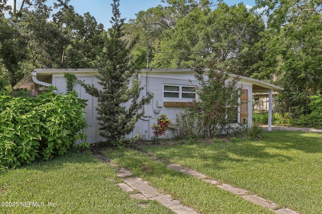 243 Ravenswood Dr, Saint Augustine, FL 32084 - view of front of property with a front lawn
