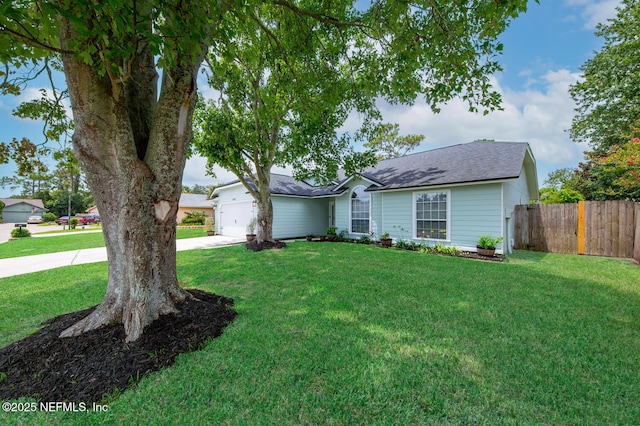 13254 Karla Cove Ln, Jacksonville, FL 32225 - single story home with concrete driveway, a shingled roof, and a garage