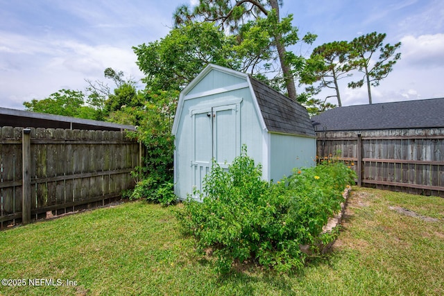 13254 Karla Cove Ln, Jacksonville, FL 32225 - view of shed featuring a fenced backyard