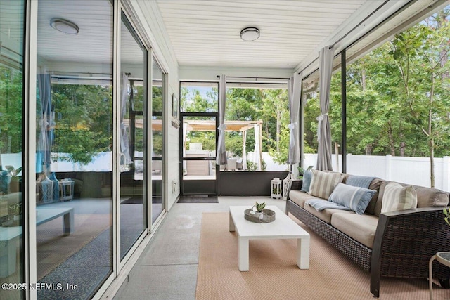 395 Jennie Lake Ct, Saint Johns, FL 32095 - sunroom / solarium featuring plenty of natural light and outdoor lounge area