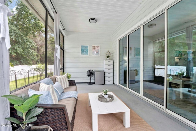 395 Jennie Lake Ct, Saint Johns, FL 32095 - sunroom / solarium with an outdoor hangout area