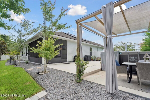 395 Jennie Lake Ct, Saint Johns, FL 32095 - view of side of property with a patio and outdoor dining area
