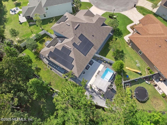 395 Jennie Lake Ct, Saint Johns, FL 32095 - bird's eye view of a pool area