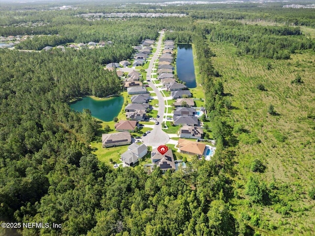 395 Jennie Lake Ct, Saint Johns, FL 32095 - aerial view of property and surrounding area with a nearby body of water and nearby suburban area
