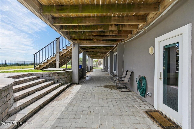 2481 S Ponte Vedra Blvd, Ponte Vedra Beach, FL 32082 - view of patio with stairway