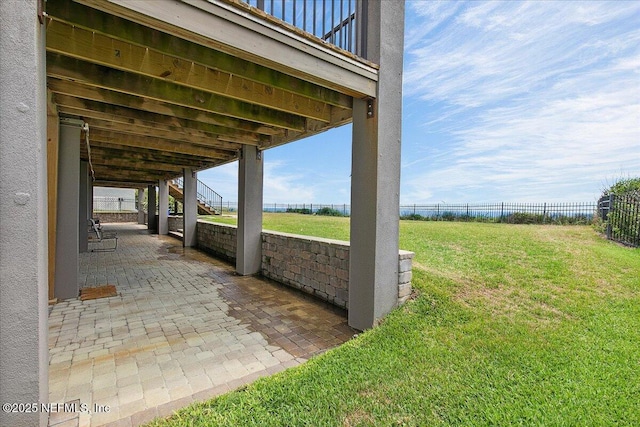 2481 S Ponte Vedra Blvd, Ponte Vedra Beach, FL 32082 - view of yard with stairs and a patio
