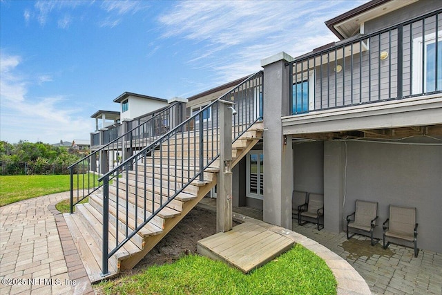 2481 S Ponte Vedra Blvd, Ponte Vedra Beach, FL 32082 - view of patio featuring stairway