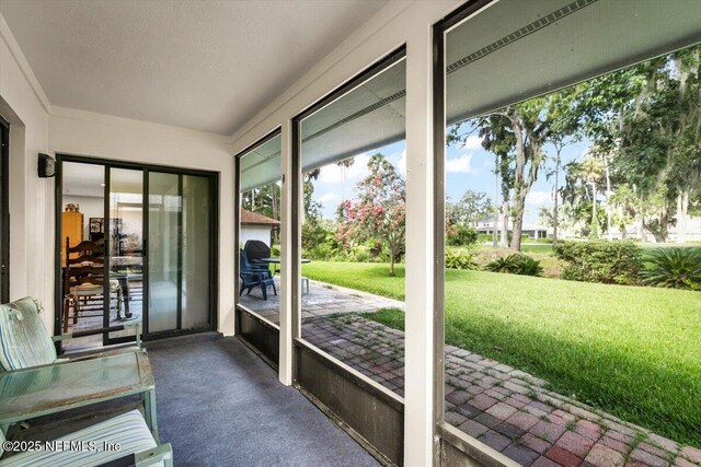 110 Abalone Ln W, Ponte Vedra Beach, FL 32082 - view of unfurnished sunroom