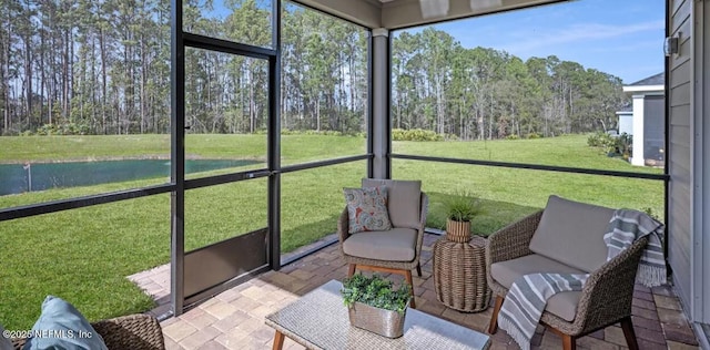 179 Charmer Trce, Saint Augustine, FL 32092 - sunroom with view of wooded area