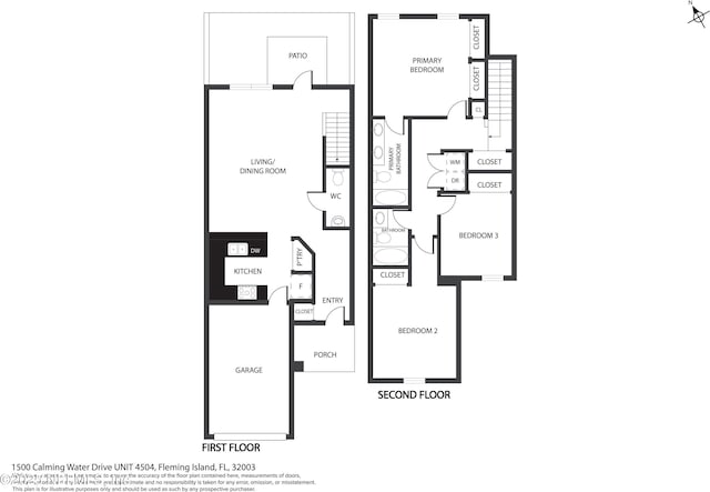 1500 Calming Water Dr Unit 4504, Fleming Island, FL 32003 - view of home floor plan