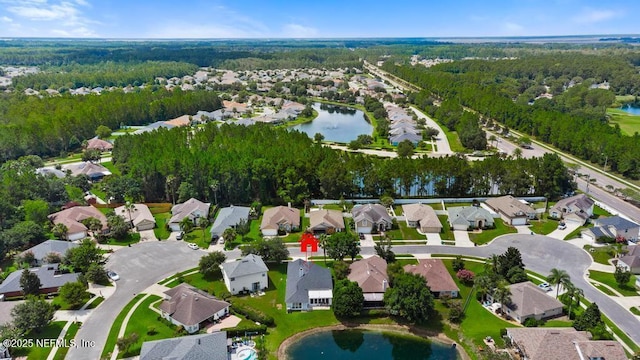 96220 Ridgewood Cir, Fernandina Beach, FL 32034 - aerial overview of property's location featuring nearby suburban area and a nearby body of water