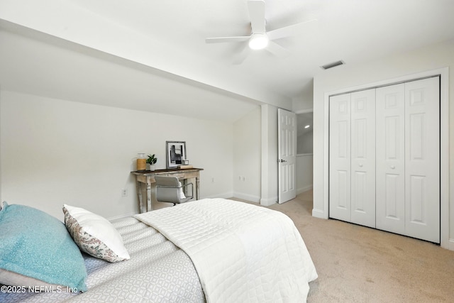 736 Tidewater Ct, Ponte Vedra Beach, FL 32082 - bedroom featuring light colored carpet and ceiling fan