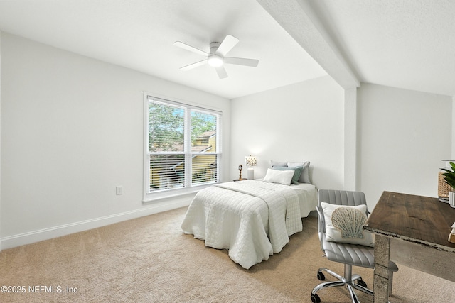 736 Tidewater Ct, Ponte Vedra Beach, FL 32082 - bedroom with carpet flooring, a desk, and a ceiling fan