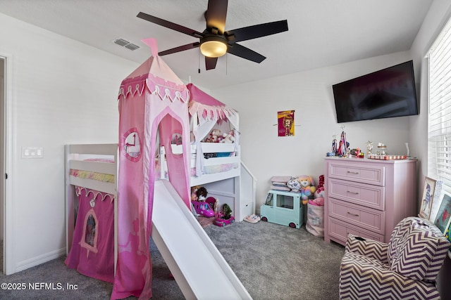 816 Blind Oak Way, Middleburg, FL 32068 - bedroom with carpet flooring and a ceiling fan