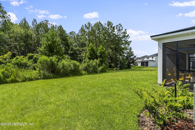 816 Blind Oak Way, Middleburg, FL 32068 - view of grassy yard featuring a sunroom