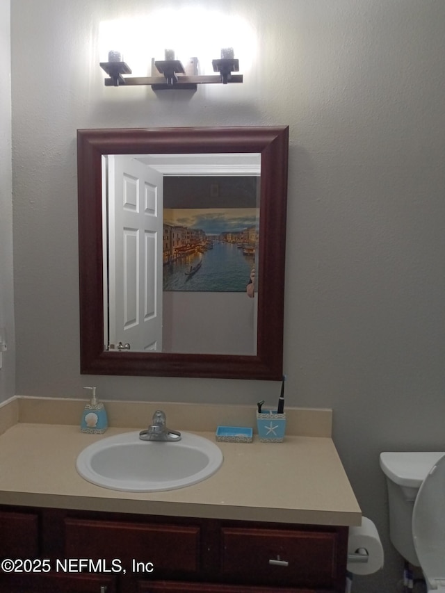 3671 Kirkpatrick Cir Unit 6, Jacksonville, FL 32210 - half bath with vanity and toilet
