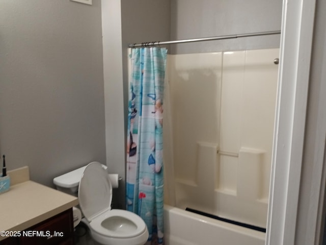 3671 Kirkpatrick Cir Unit 6, Jacksonville, FL 32210 - bathroom with shower / bath combo with shower curtain and vanity