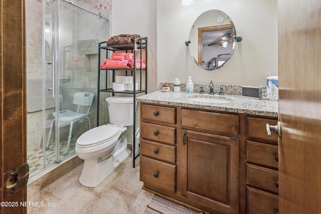 4253 Chokeberry Rd, Middleburg, FL 32068 - full bathroom with vanity and a stall shower