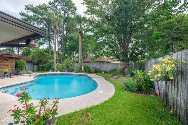 4115 Wilcrest Cir W, Jacksonville, FL 32277 - view of pool with a fenced backyard and a patio area