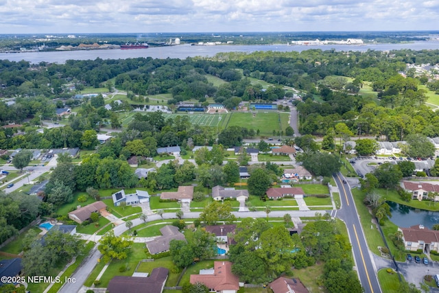 4115 Wilcrest Cir W, Jacksonville, FL 32277 - aerial view of property's location with a nearby body of water and nearby suburban area