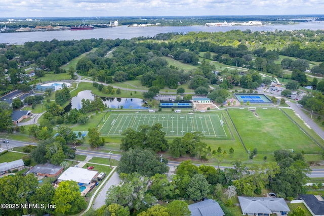 4115 Wilcrest Cir W, Jacksonville, FL 32277 - drone / aerial view of a nearby body of water