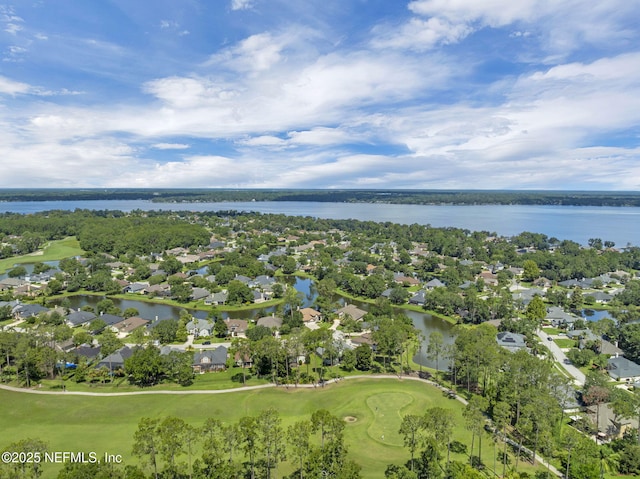 1506 Waterbridge Ct, Fleming Island, FL 32003 - aerial overview of property's location with nearby suburban area, a golf course, and a nearby body of water