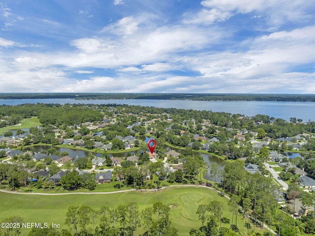 1506 Waterbridge Ct, Fleming Island, FL 32003 - aerial view of property and surrounding area with nearby suburban area and a golf club