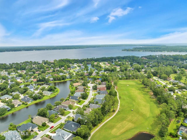 1506 Waterbridge Ct, Fleming Island, FL 32003 - aerial perspective of suburban area featuring a nearby body of water and a local golf course