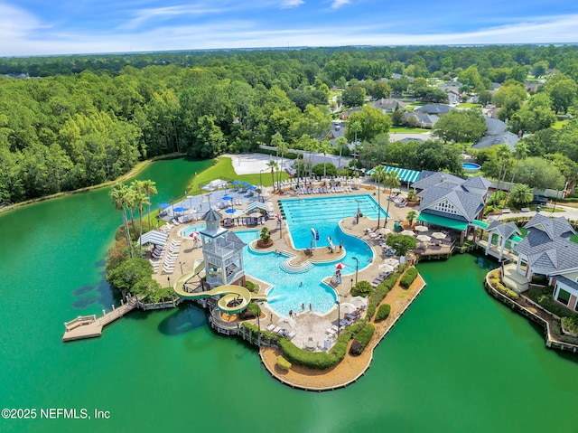 1506 Waterbridge Ct, Fleming Island, FL 32003 - bird's eye view of a heavily wooded area