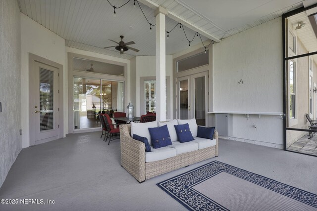 1506 Waterbridge Ct, Fleming Island, FL 32003 - sunroom with french doors