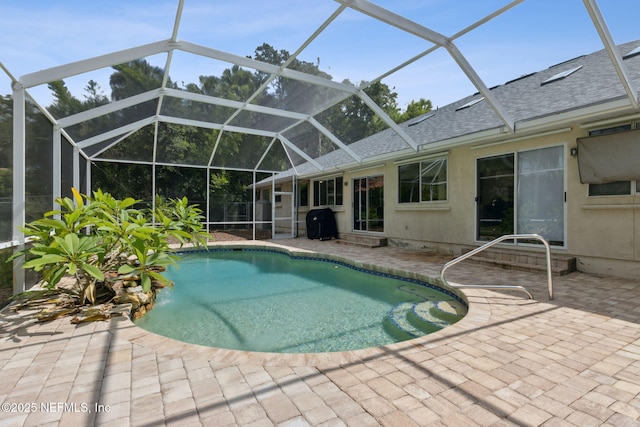 1465 Lambert Ave, Flagler Beach, FL 32136 - swimming pool featuring a patio and grilling area