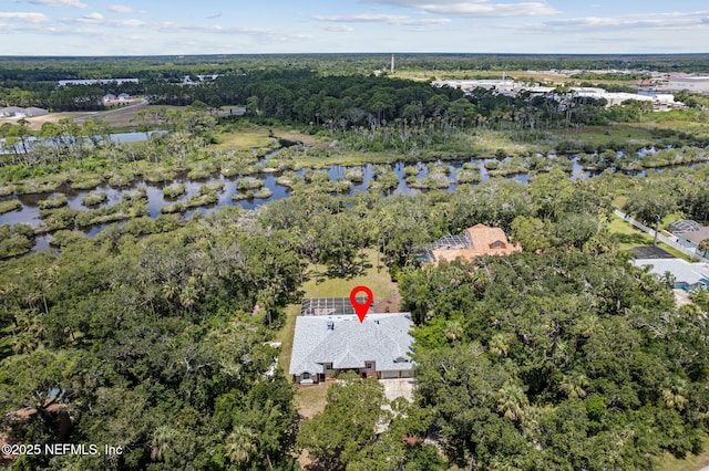 1465 Lambert Ave, Flagler Beach, FL 32136 - aerial view of property's location featuring a nearby body of water