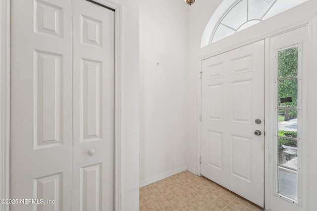 3005 Sunset Ridge Dr, Middleburg, FL 32068 - foyer entrance featuring light flooring and baseboards