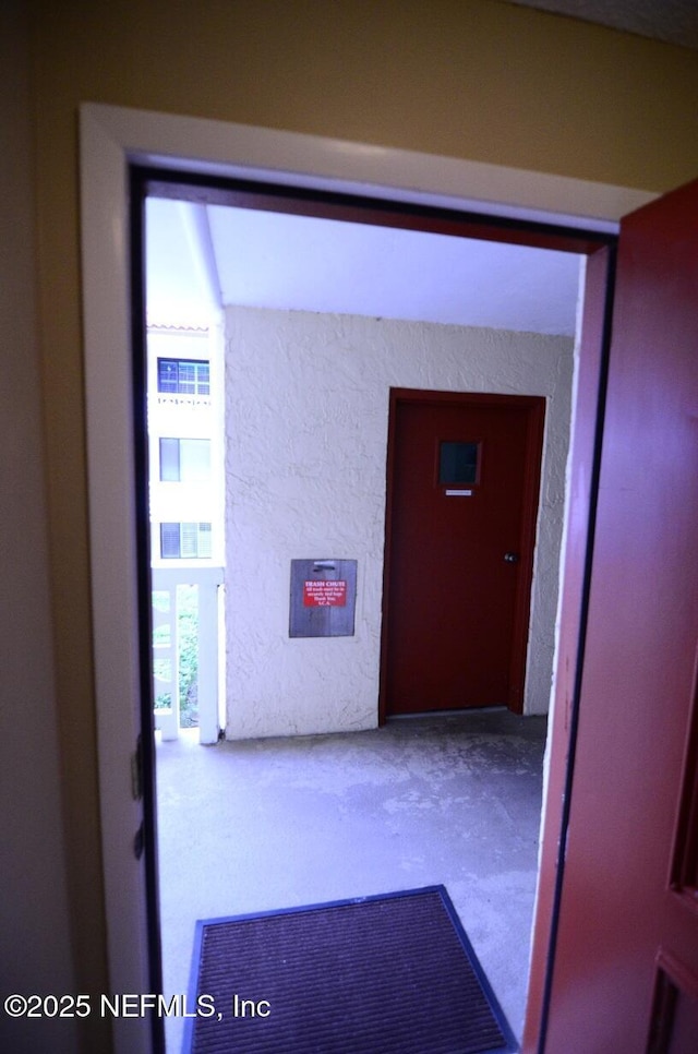 1810 Sevilla Blvd Unit 202, Atlantic Beach, FL 32233 - hallway featuring a textured wall