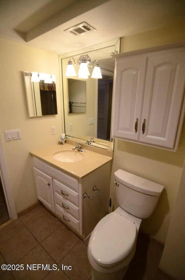 1810 Sevilla Blvd Unit 202, Atlantic Beach, FL 32233 - bathroom with vanity and tile patterned floors