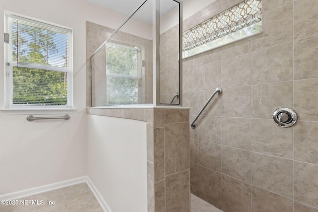 94032 Woodbrier Cir, Fernandina Beach, FL 32034 - full bathroom with a walk in shower and baseboards