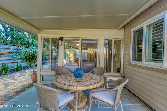315 20th St, Atlantic Beach, FL 32233 - view of patio / terrace with outdoor dining space