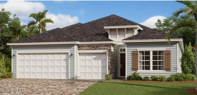 364 Higgins Loop, Saint Augustine, FL 32092 - view of front of property featuring an attached garage, driveway, and a front yard
