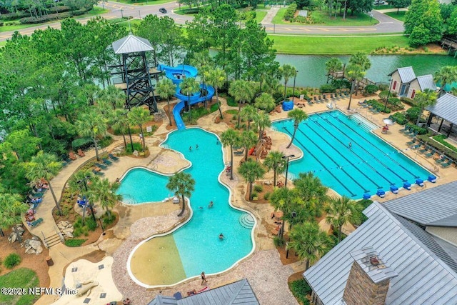 1563 Tawny Marsh Ct, Saint Augustine, FL 32092 - bird's eye view of a pool