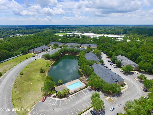 3600 Lenin Peak Ct Unit 8, Jacksonville, FL 32210 - bird's eye view of a nearby body of water and a forest