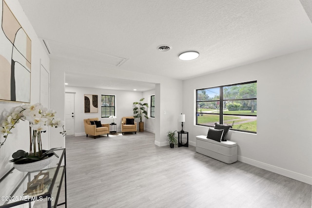 6285 Spring Forest Cir, Jacksonville, FL 32216 - living area with light wood finished floors and a textured ceiling