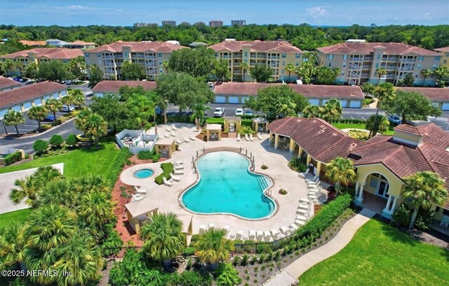 1200 Canopy Walk Ln Unit 1212, Palm Coast, FL 32137 - drone / aerial view of a pool