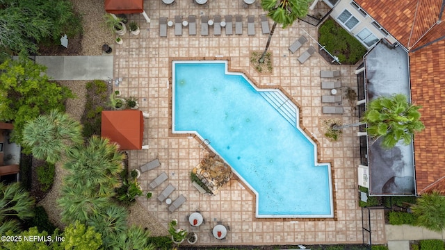 10435 Mid Town Pkwy Unit 265, Jacksonville, FL 32246 - aerial view of property and surrounding area featuring a pool area