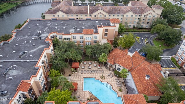10435 Mid Town Pkwy Unit 265, Jacksonville, FL 32246 - bird's eye view of a large body of water and a pool