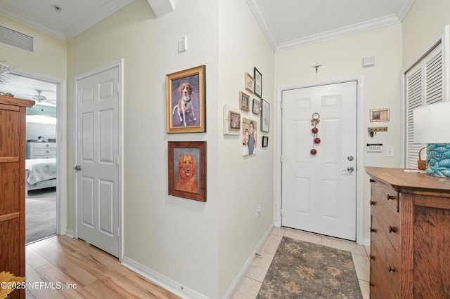 130 Old Town Pkwy Unit 2202, Saint Augustine, FL 32084 - foyer with ornamental molding and ceiling fan