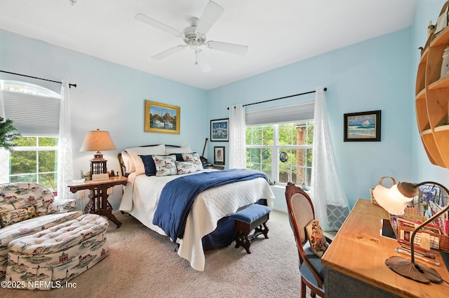 130 Old Town Pkwy Unit 2202, Saint Augustine, FL 32084 - carpeted bedroom featuring multiple windows and a ceiling fan