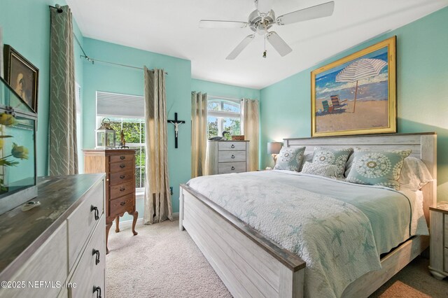 130 Old Town Pkwy Unit 2202, Saint Augustine, FL 32084 - bedroom featuring light carpet and ceiling fan