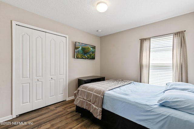 222 Green Turtle Ln, Saint Augustine, FL 32086 - bedroom featuring a closet and dark wood finished floors